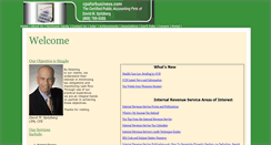 Desktop Screenshot of cpaforbusiness.com